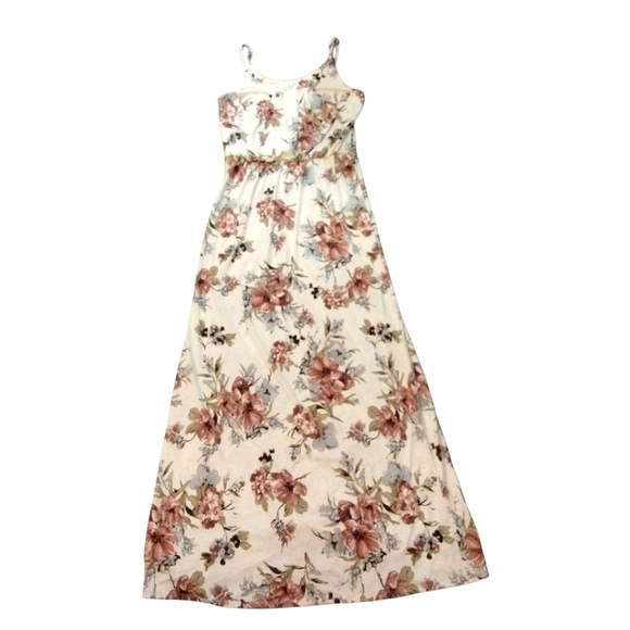 Anthropologie Naif Floral Sleeveless Sundress Spagetti Strap Maxi Dress Size M - Picture 8 of 8